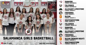 Salamanca girls basketball releases 202526 league schedule Salamanca