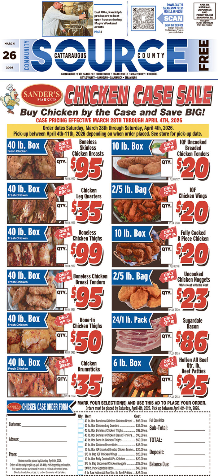 CLV boys set program wins record, beating Cassadaga - Salamanca Free Press