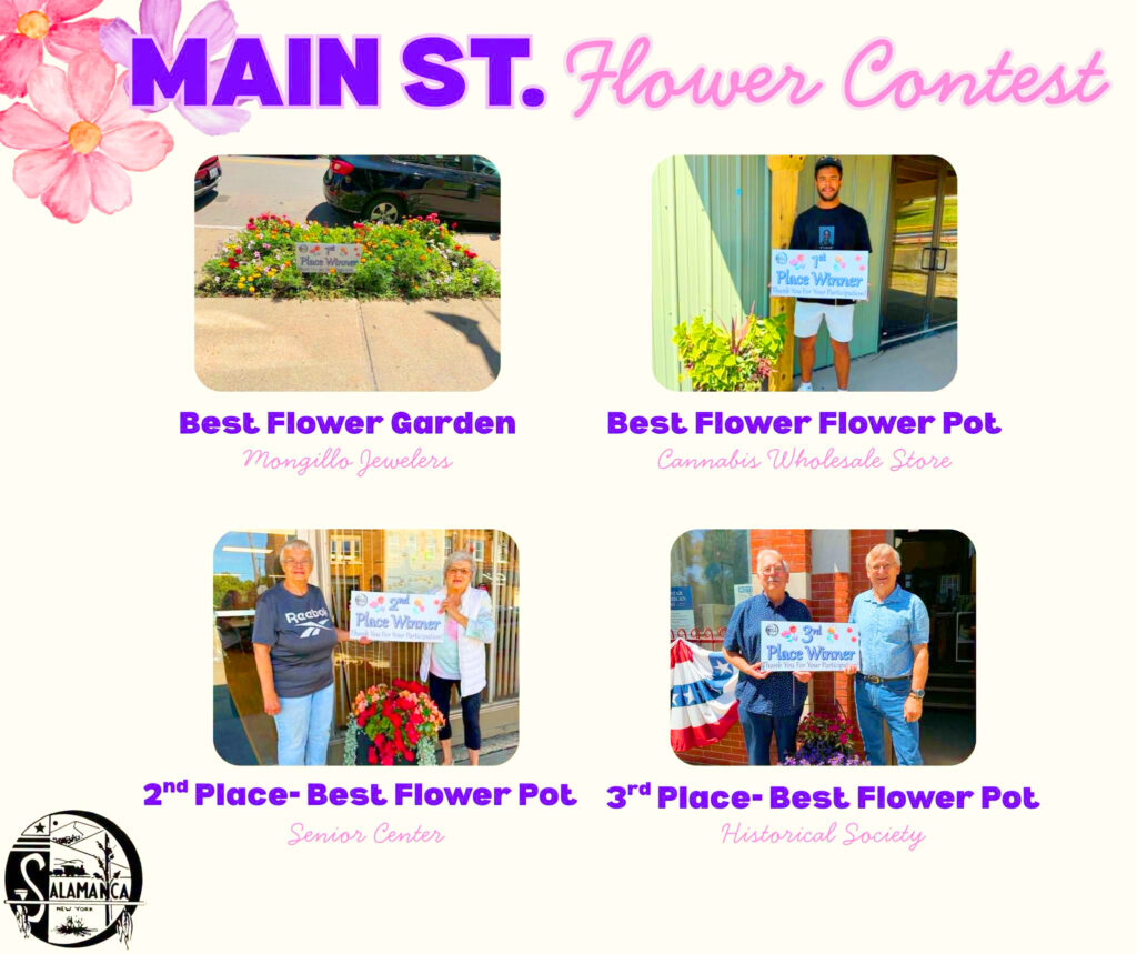 Winners named in Salamanca flower contest - Salamanca Press