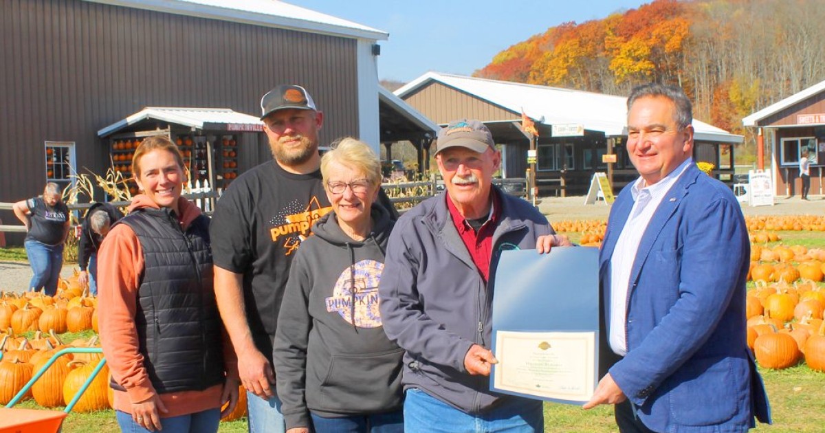 Pumpkinville honored as historic business with NYS designation - Salamanca Press